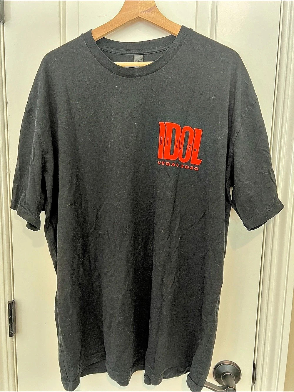 Billy Idol Vegas 2020 Tour Graphic T-Shirt Black 2X